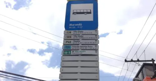 PARADERO SITP BARRIO MARANDU CALLE 67  243A05